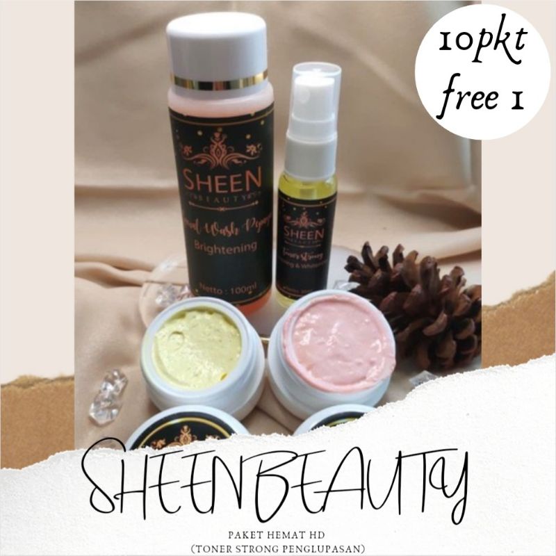 SHEEN BEAUTY PAKET HEMAT HD TONER STRONG