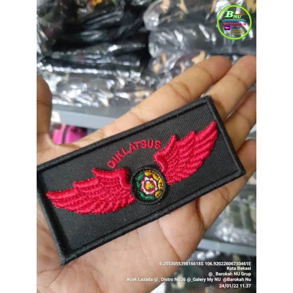 Bordir Banser Timbul Diklatsus Provost - bordir 3D Banser