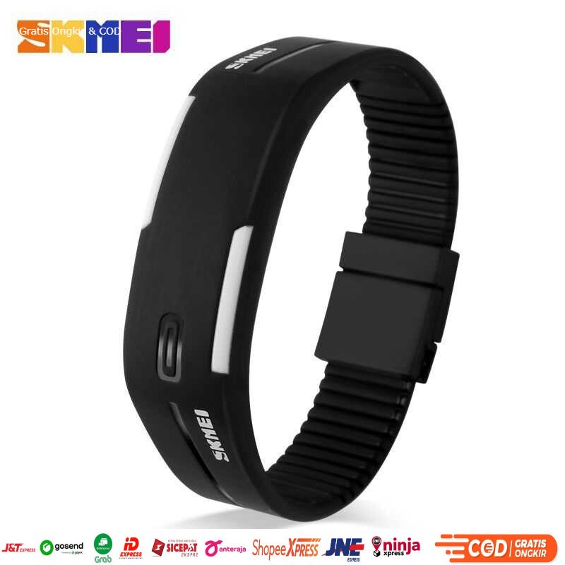 Click SKMEI Wristband Jam Gelang LED Jam tangan digital led anti air