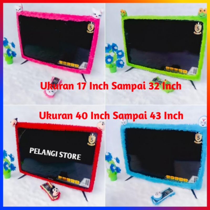Bando Tv Led Karakter Terbaru Satu Set Bando Tv 17 Inch Sampai 32 Inch Dan 40 Sampai 50 Inch+Sarung 