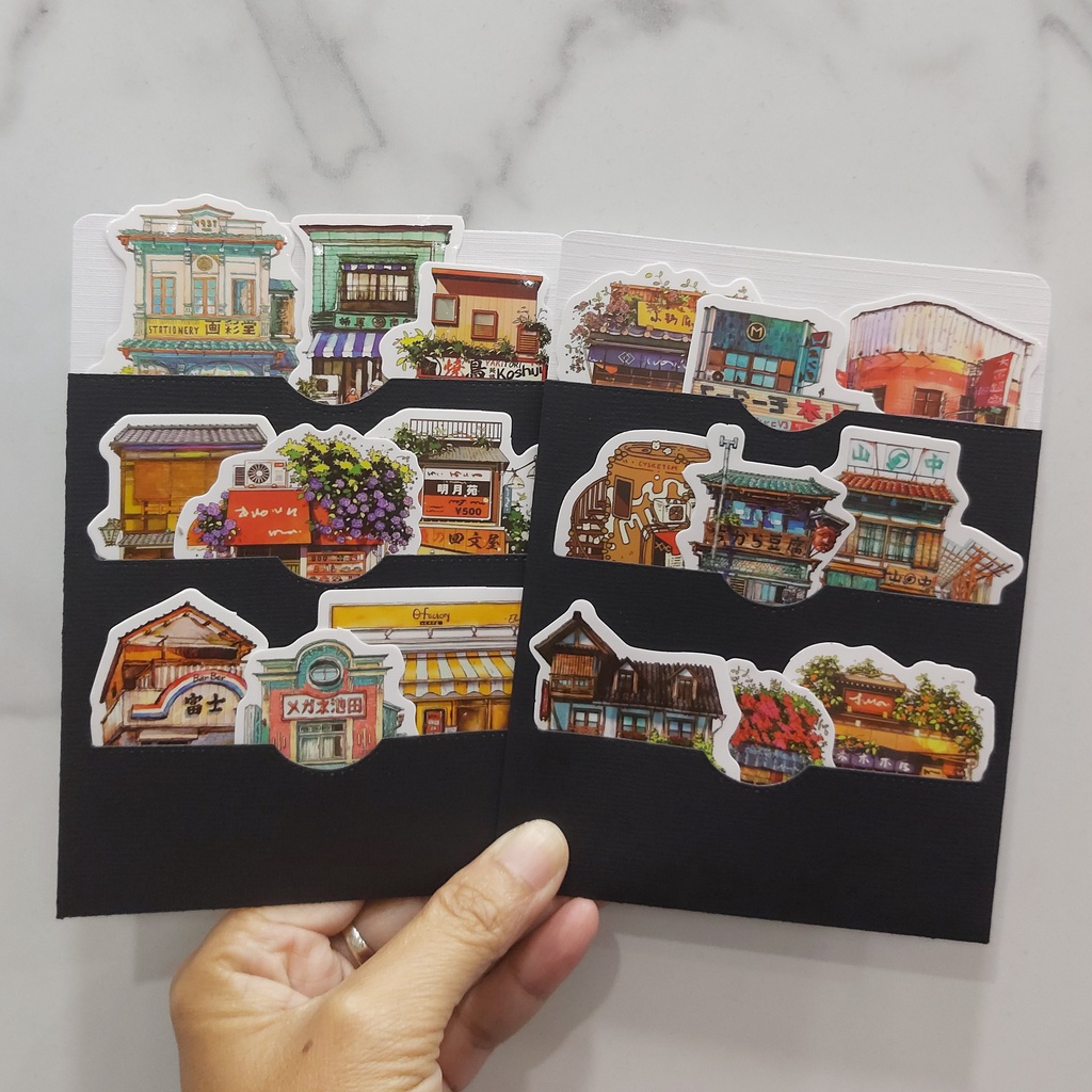 

24 Japanese Vintage Store Front Stiker