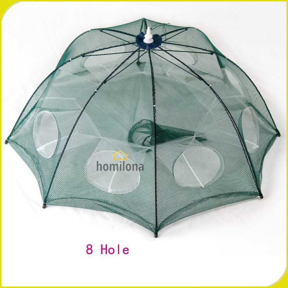 Jaring Pancing Ikan Hexagonal 8 Hole Fishing Net Trap Cage - Net001