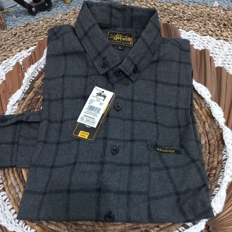 KEMEJA FLANNEL UNISEX LENGAN PANJANG