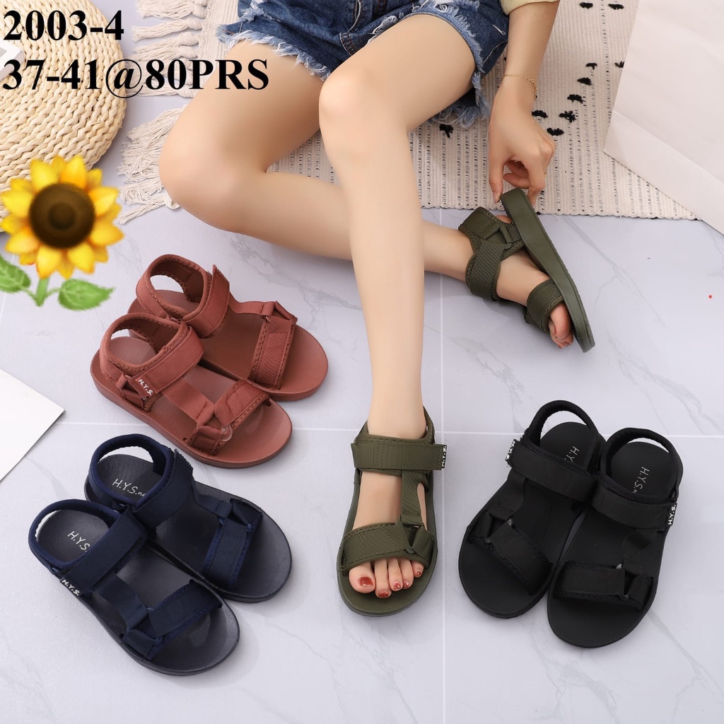 Sandal Karet Jelly Wedges Wanita import Model Terbaru Original Kekinian by SAN SAN Balance 2003-4