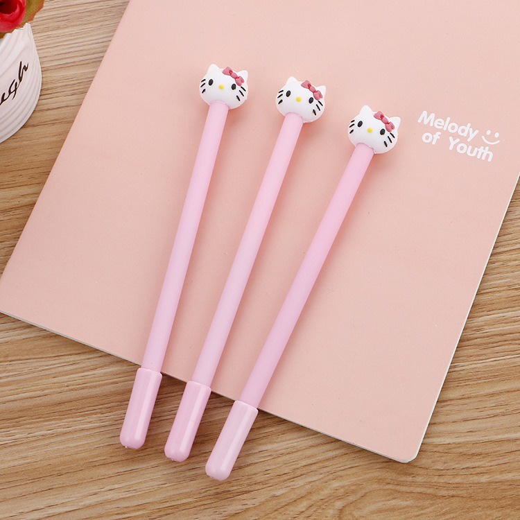 4pcs Pena Pen Pulpen Gel Set Tinta Cair Hello Kitty OSM-ST0124