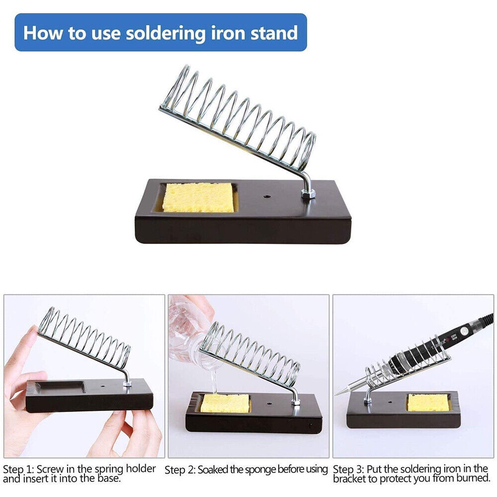 Iron Stand Holder Soldering Bracket Metal Stand Holder Solder Alat Dudukan Tatakan Pegangan Solder