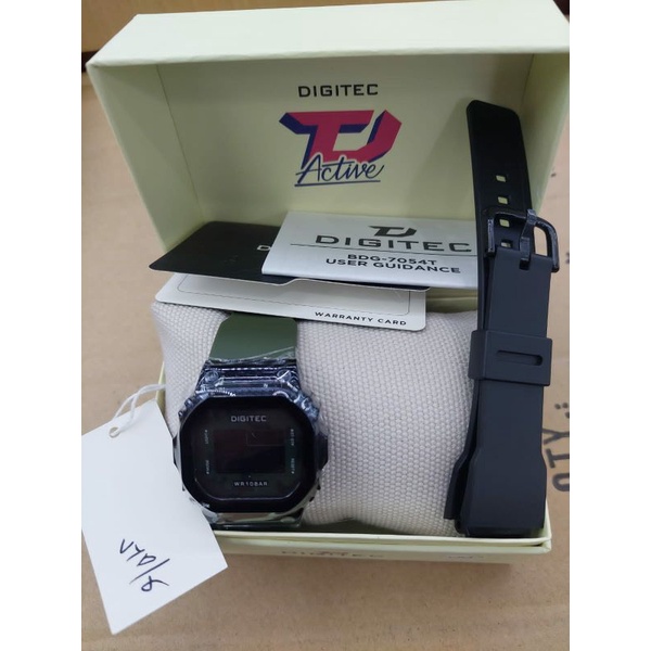 jam tangan digitec paket utk wanita bonus tali cadangan best seller digital kotak DG 7054