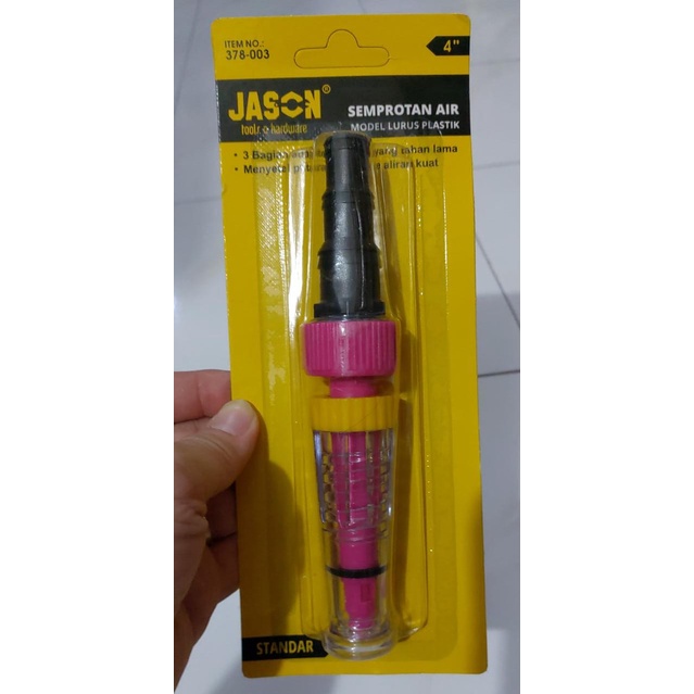 Semprotan Air Lurus Taman Plastik / Semprotan Air PVC Spray Nozzle JASON (378-003)