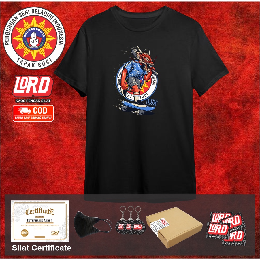 Kaos Tapak Suci Keren Fighter Simpel Terbaru Tapak Suci 1963 TSPM Putra Muhammadiyah Tapak Suci Indo