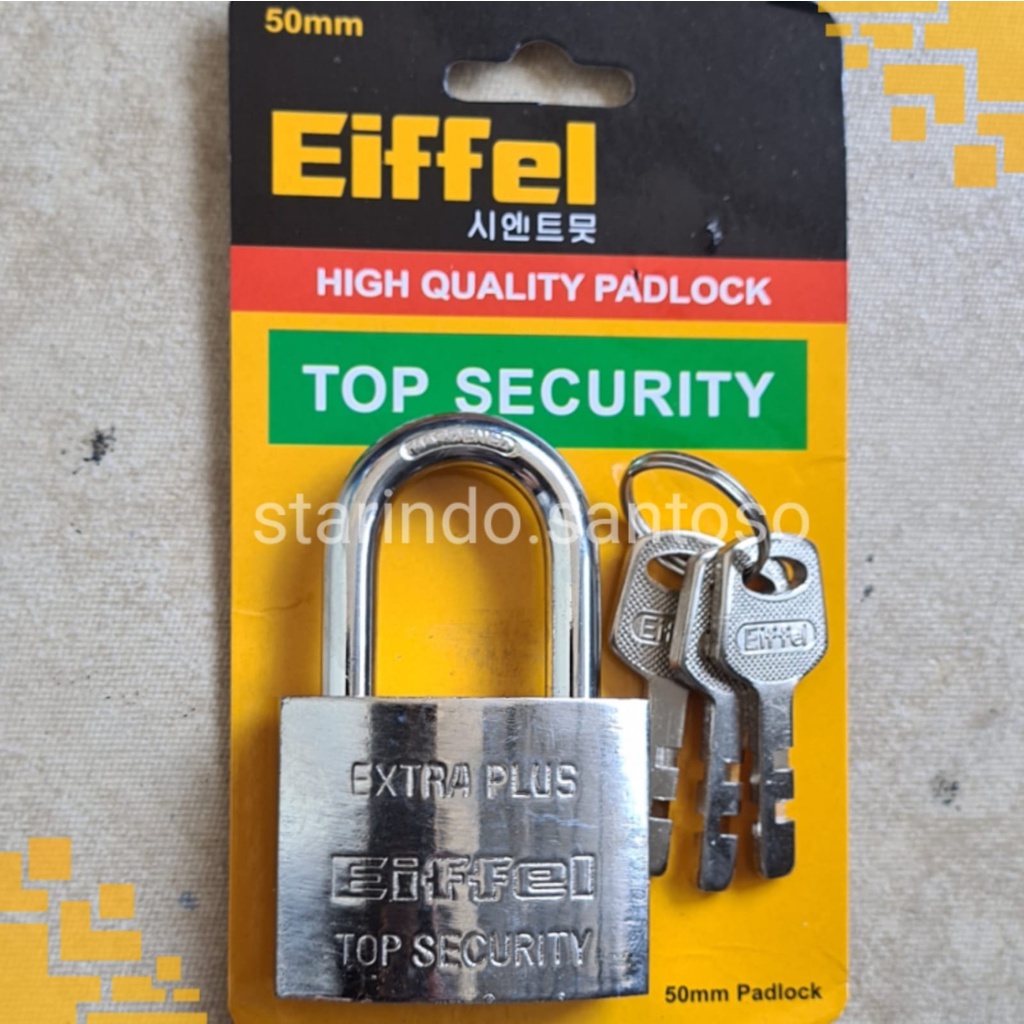 GEMBOK LEHER PENDEK besar 60 MM padlock pagar pintu gudang toko anti maling kuat tebal