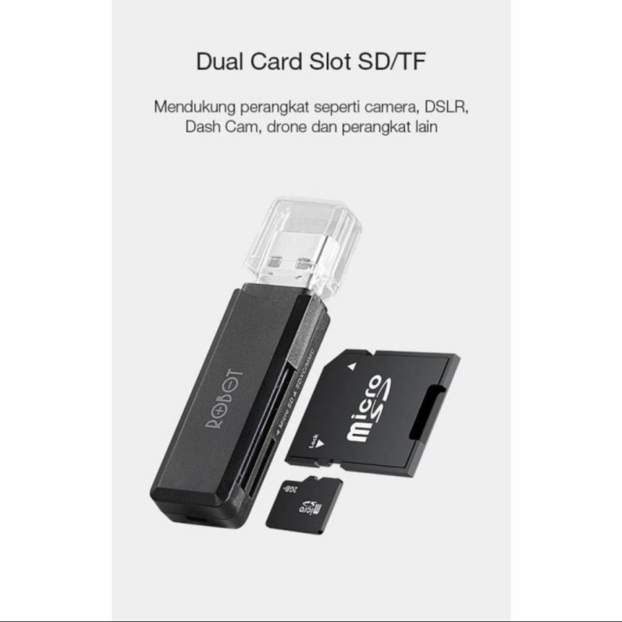 Robot CR102 Card Reader All in One USB 3.0 For TF SD MICRO SD SDXC MMC