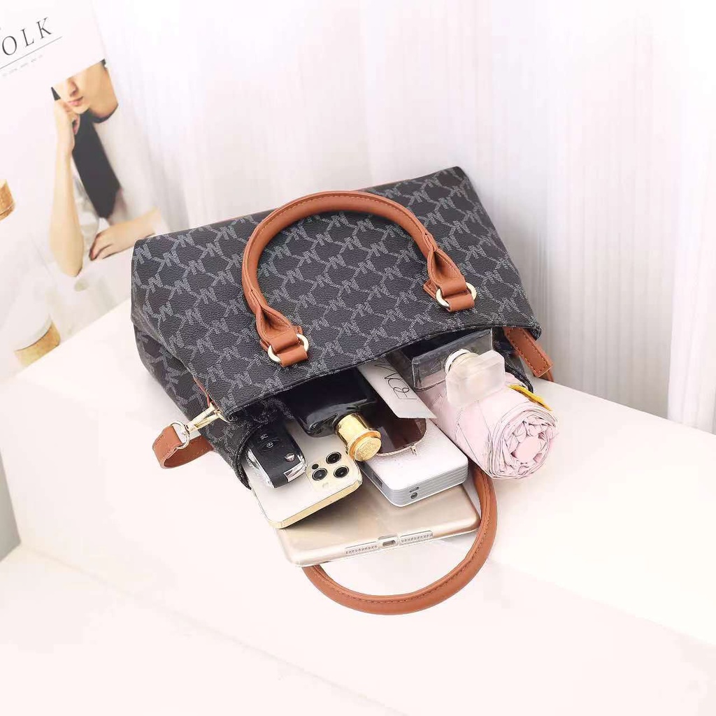 Taswanita Damier NK mini 2 Ruang Resleting Handbag Wanita New Style Fashion free Tali Panjang #217