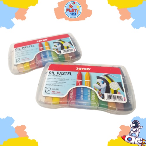 

[PLAY.123] JOYKO CRAYON Oil Pastel TI-CP-12CHC / Krayon / 12 Warna
