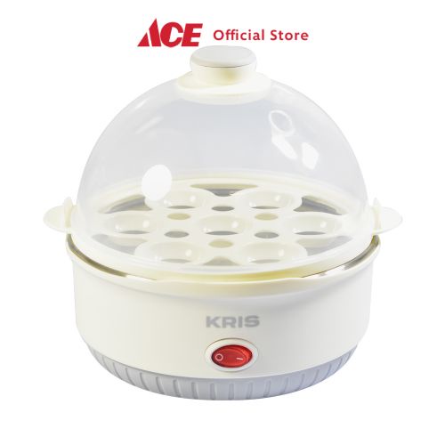 Ace - Kris Alat Perebus Telur Dengan Ring Bell 350 Watt Egg Boiler Steamer Electric Mesin Rebus Telur Listrik Perlengkapan Masak