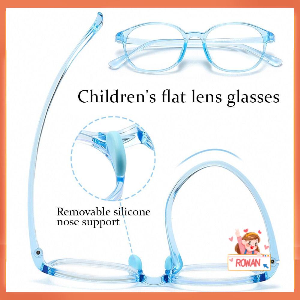 R-flower Kids Kacamata Anak Laki-Laki Perempuan Kelas Online Komputer Ultra Ringan Frame