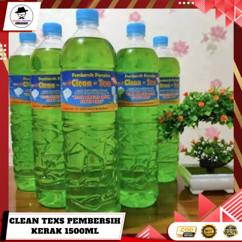 CleanTexs Cairan Pembersih Kerak 1500ml / Cleantexs 1500 Ml / Cleantex Pembersih Kerak Keramik / Pem