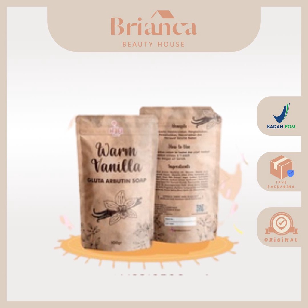 BRIANCA - HIEL Beauty Warm Vanilla Alpha Arbutin Soap 100gr