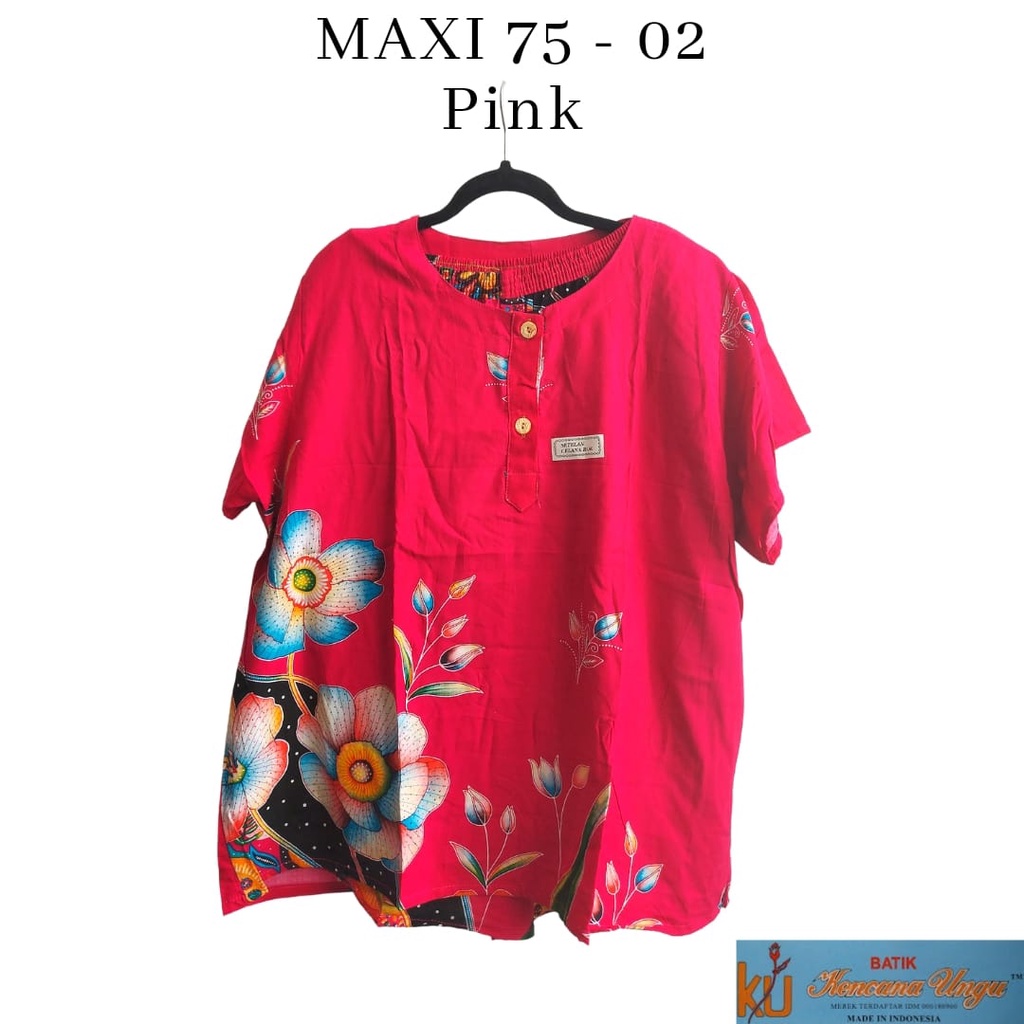 Setelan Kulot Kencana Ungu KUB Maxi 75 Busui LD 110cm