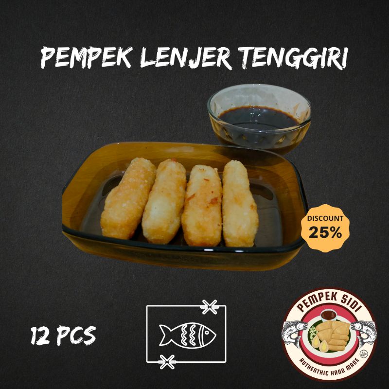 

Pempek Lenjer Tenggiri 12 pcs