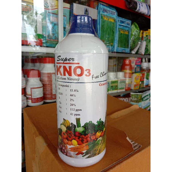 Pupuk Kno3 Cair Putih fase generatif kemasan 1 liter