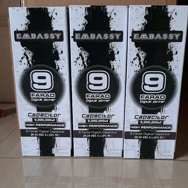 Kapasitor Bank 9 Farad EMBASSY / ADX /ADS / AUDIO QUART / COUSTIC / THE PUNCH