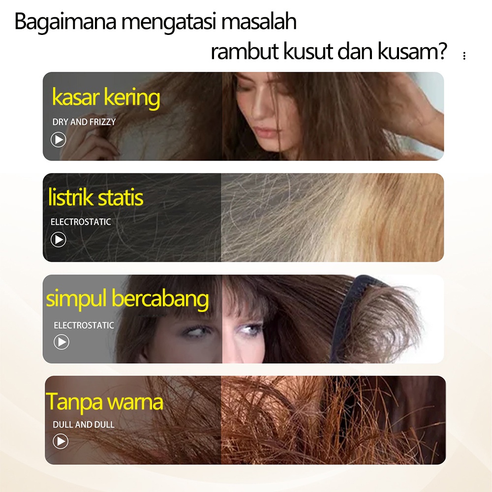 Hair mask Conditioner Masker rambut kondisioner rambut 500g Original 100% perawatan rambut treatment rambut Smoothing Perbaikan Keriting Rambut Kering Rambut Lurus