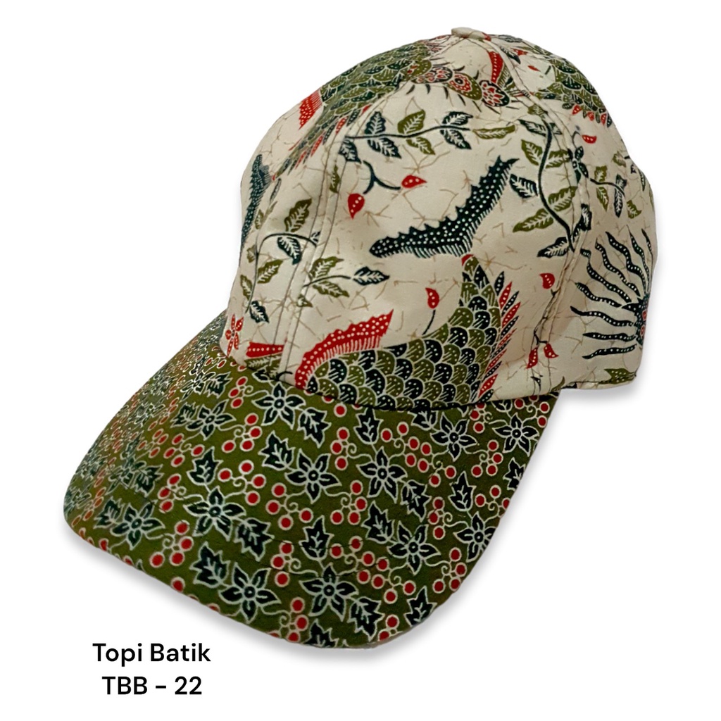 Topi Batik Baseball Handmade Batik Cap TBB_22 / Topi Batik Kain Baseball Jogja