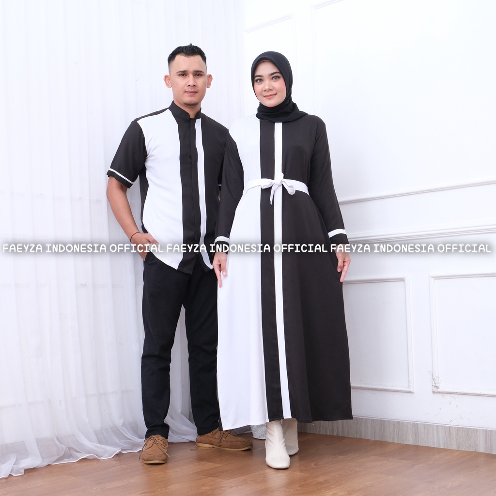 Gamis Couple Koko 1090 Busui Dress By Original Faeyza Longdress Busana Muslimah