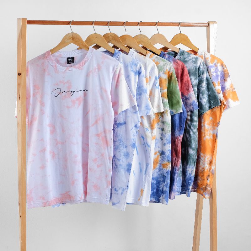 imagine.co - t-shirt catton combed 24s motif tie dye - 7 pilihan warna - Original