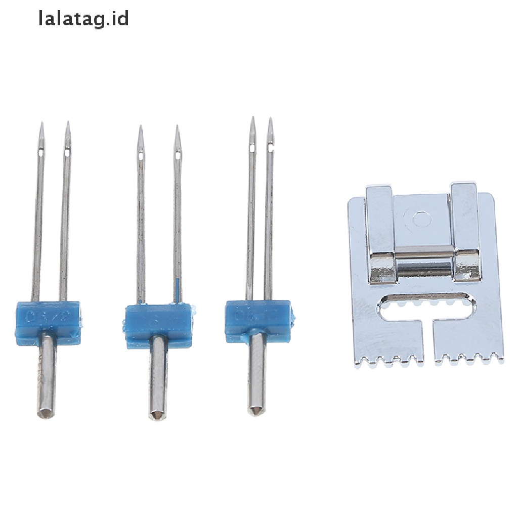 [lalatag] Alur Pintuck Foot Dengan 3ukuran Double Twin s Pin Set Untuk Jahitan Brother [ID]