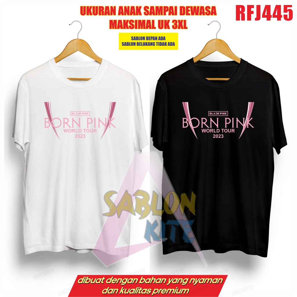 GRATIS FOTOCARD!!! KAOS BORN PINK WORLD TOUR 2023 RFJ445