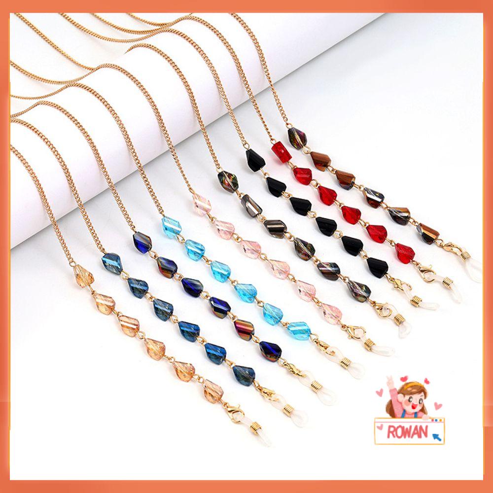 R-flower Glasses Chain Holder Kalung Fashion Tali Penahan Kacamata Baca Logam