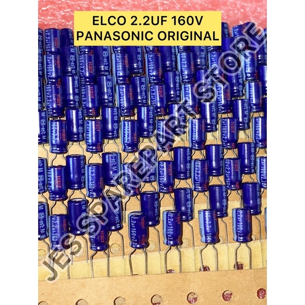 ELCO 2.2UF 160V  PANASONIC ORIGINAL