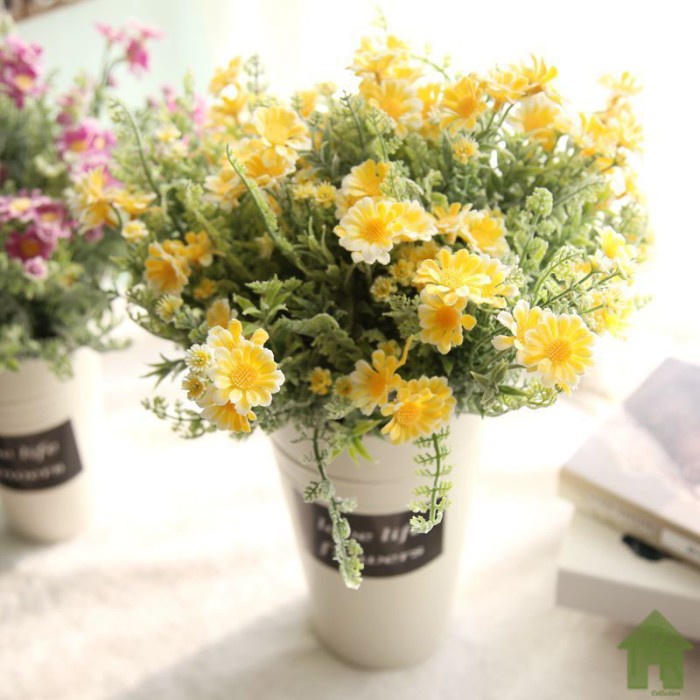 Premium Bunga Artifisial Krisan Bunga Seruni Chrysanthemum P30