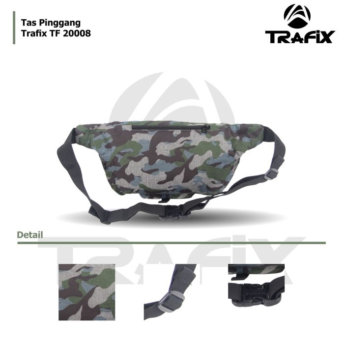 [KLIKTAS] Tas Pinggang Pria Trafix - 20008 - Waist Bag Army