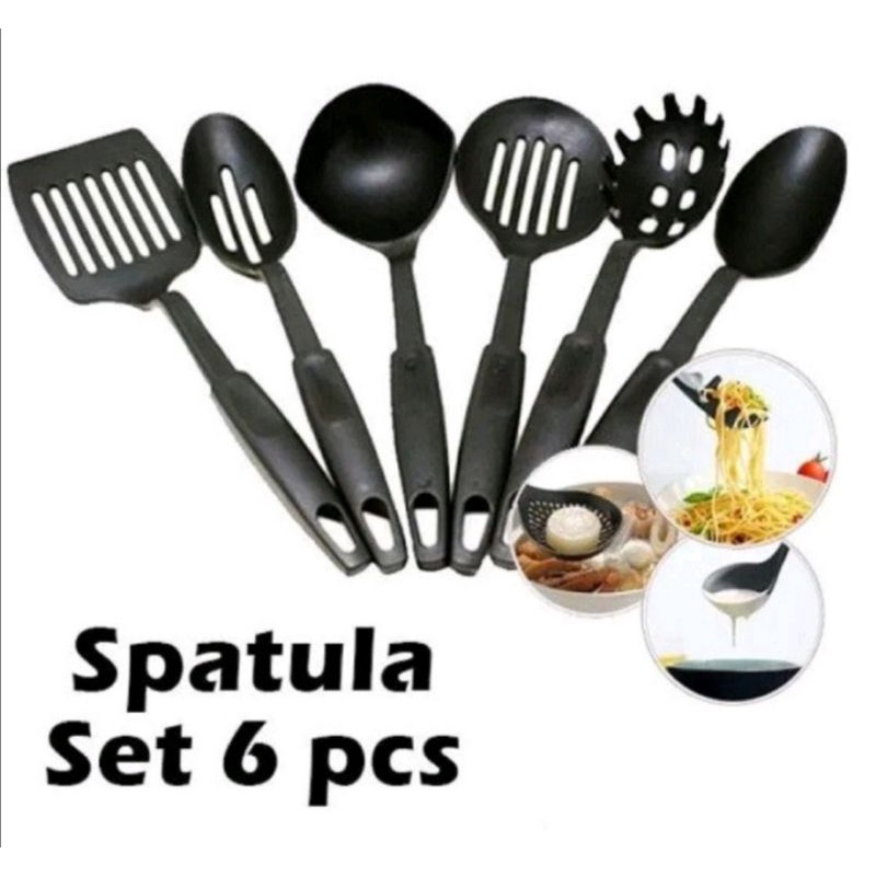 Set Spatula 6 in 1 Sutil masak isi 6 pcs