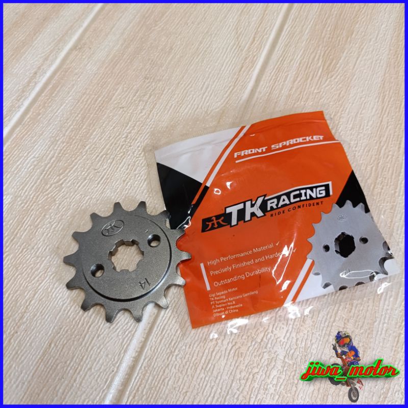 gear gir depan 415 ninja 150 R dan RR TK racing ukuran 13 14 15 gear depan ninja 415