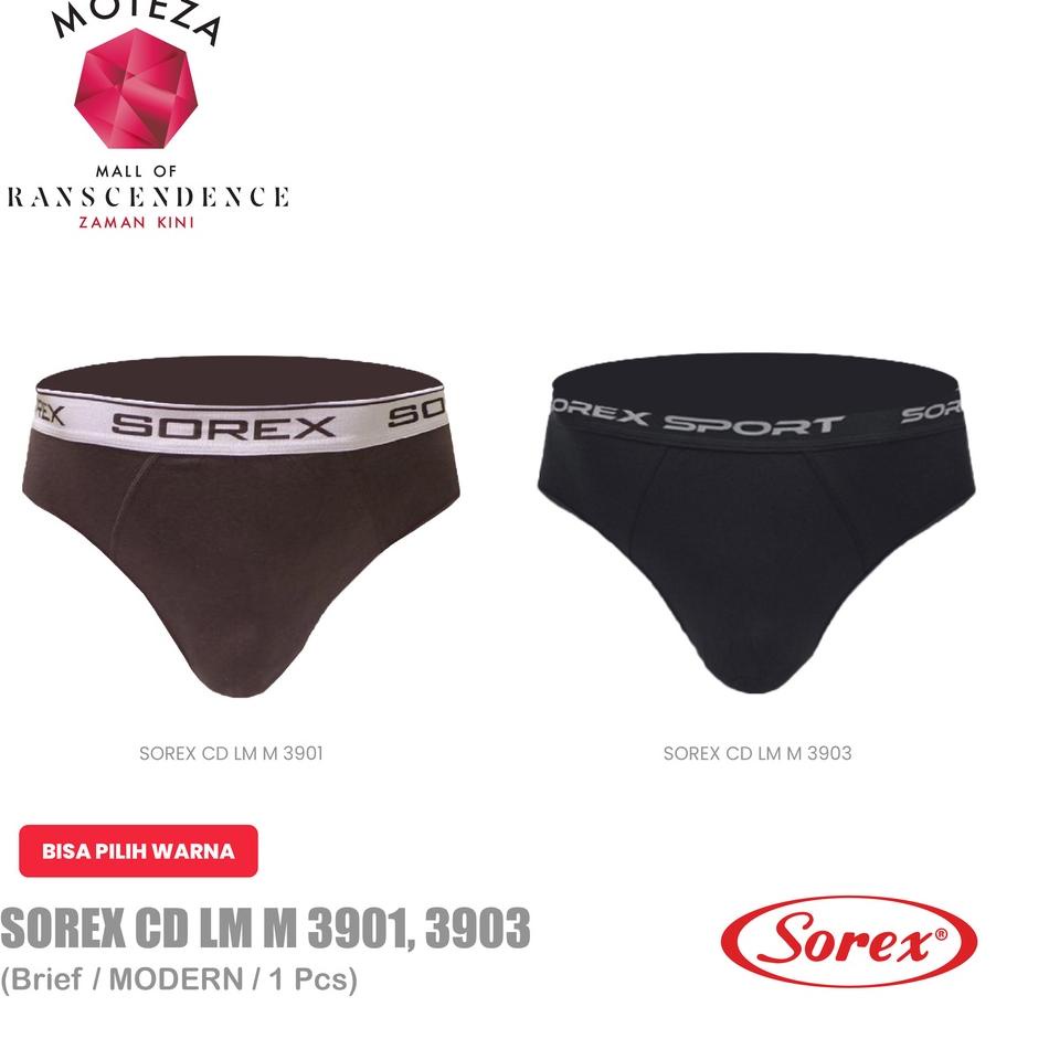 【murah】 Sorex CD Celana Dalam Pria - 3901 ;  3903 - Brief Segitiga