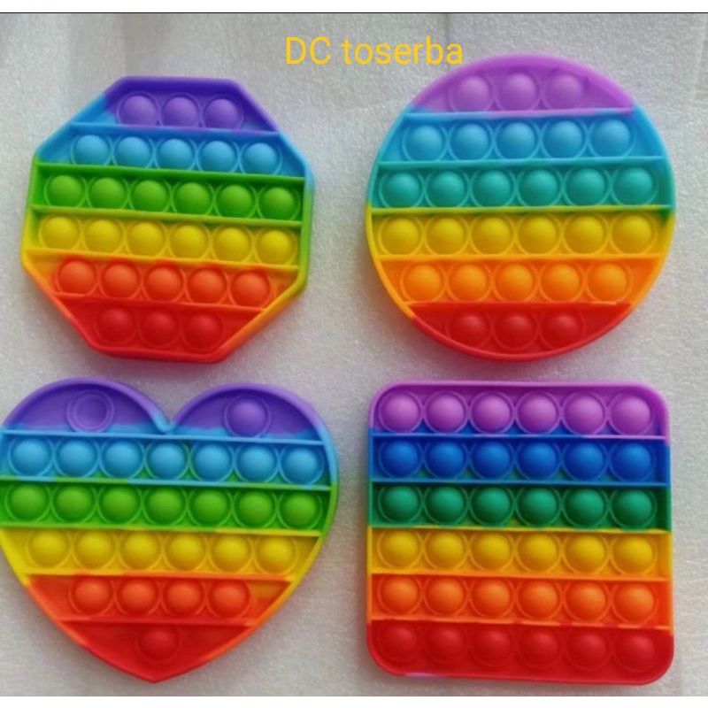 mainan anak pop it rainbow/pop it rainbow