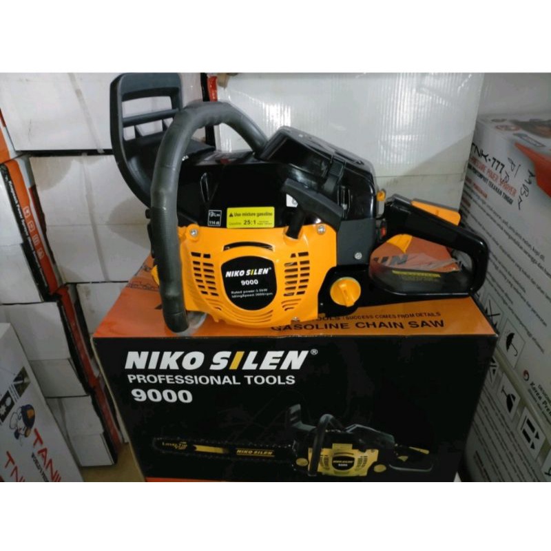 Niko Silen 9000 Chainsaw Laser tip 28"/ Mesin Gergaji Kayu NikoSilen 9000