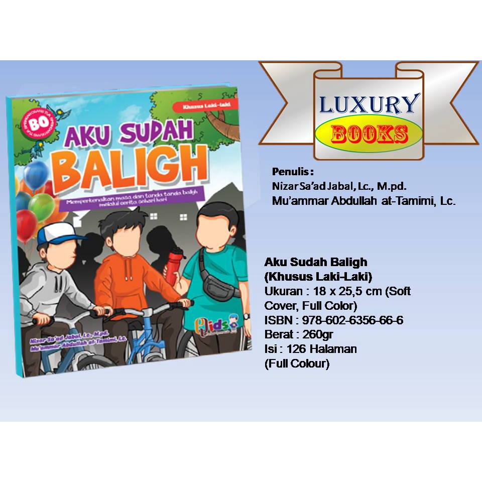 

Buku Anak-Aku Sudah Baligh ( Laki-Laki)