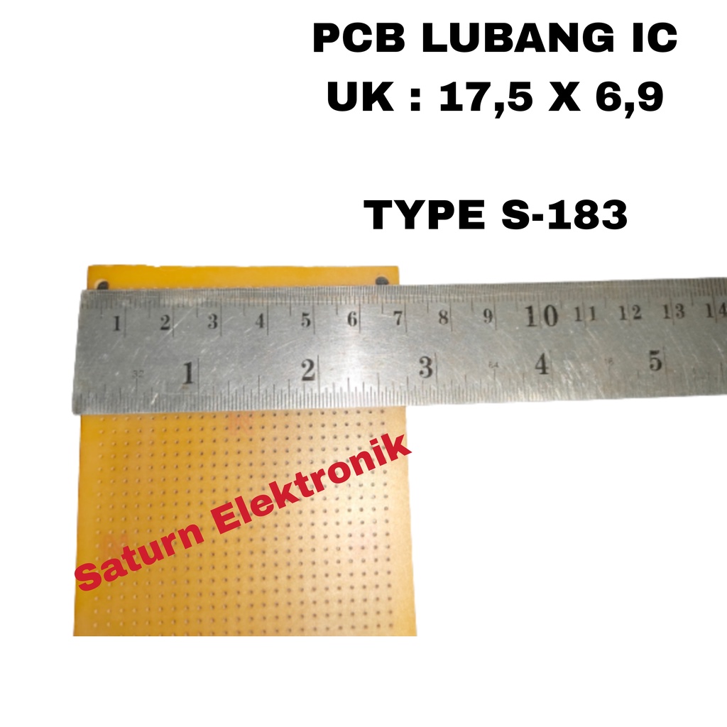PCB Lubang IC Biasa 17.5 x 6.9 S-183