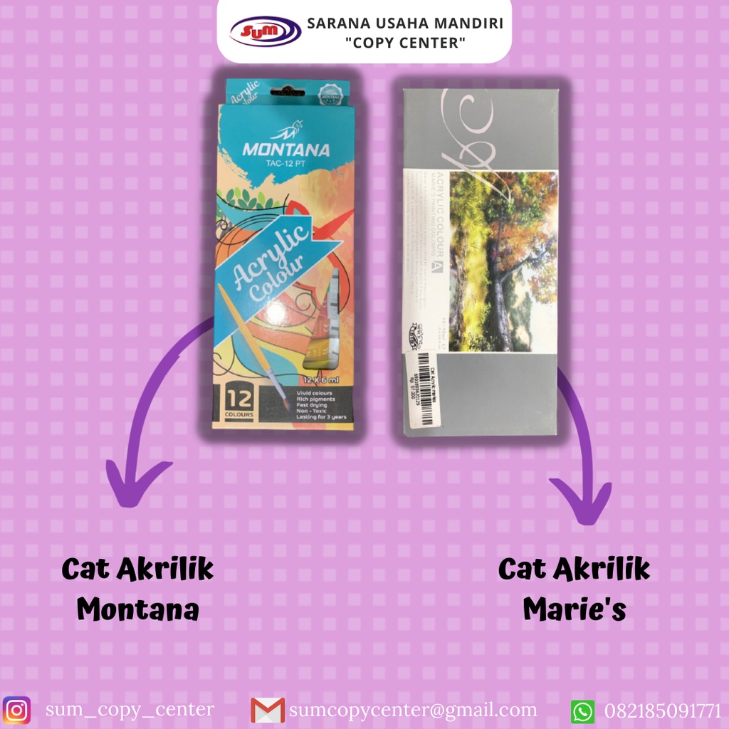 

1 Set Cat Akrilik Montana / Marie's Original