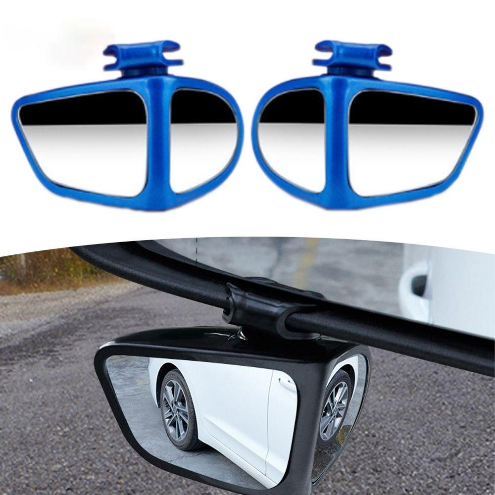 Populer Blind Spot Convex Mirror Profesional Parkir Spion Samping Mobil 360derajat