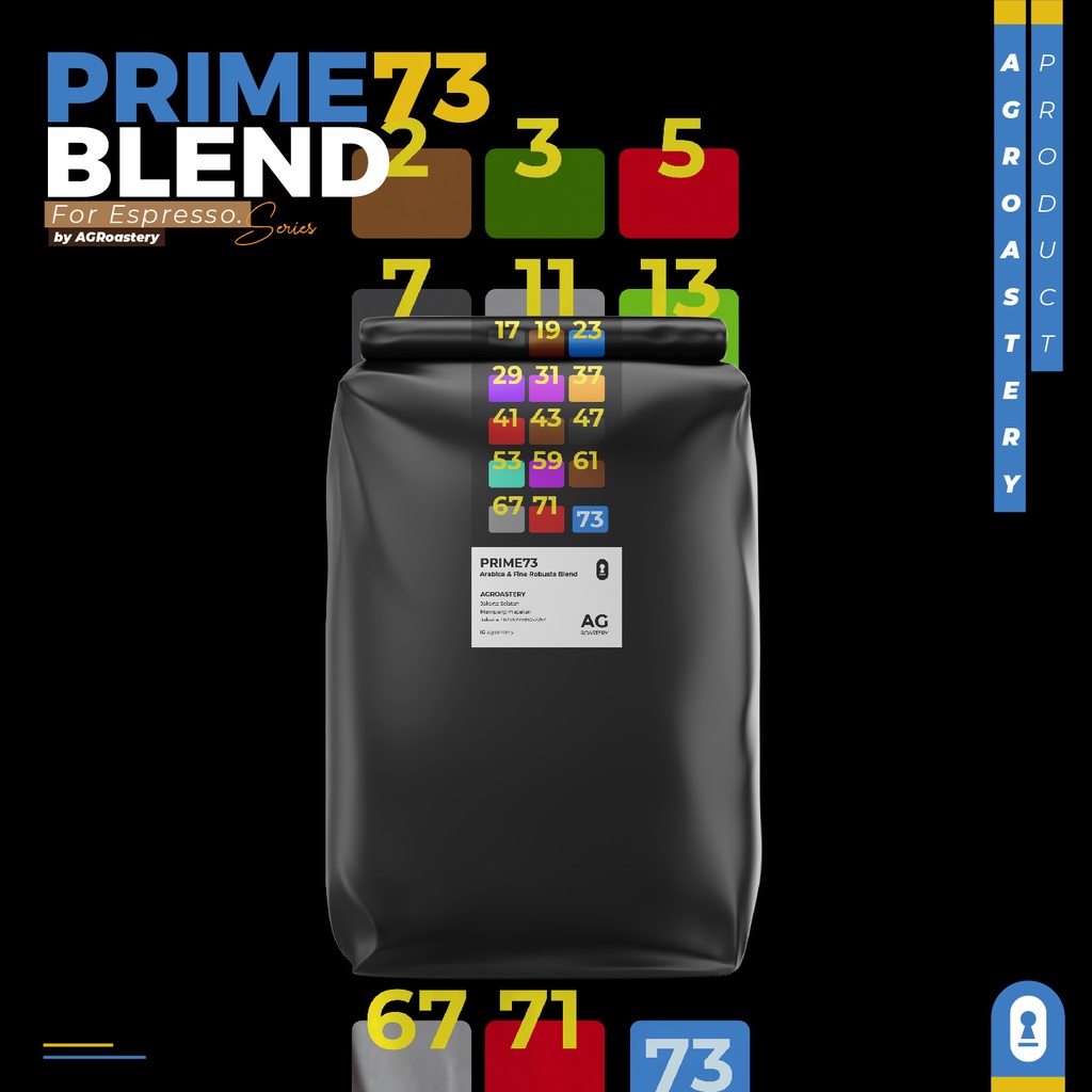 

House Blend Espresso - Arabica & Fine Robusta 1 KG | PRIME73 Blend 1KG