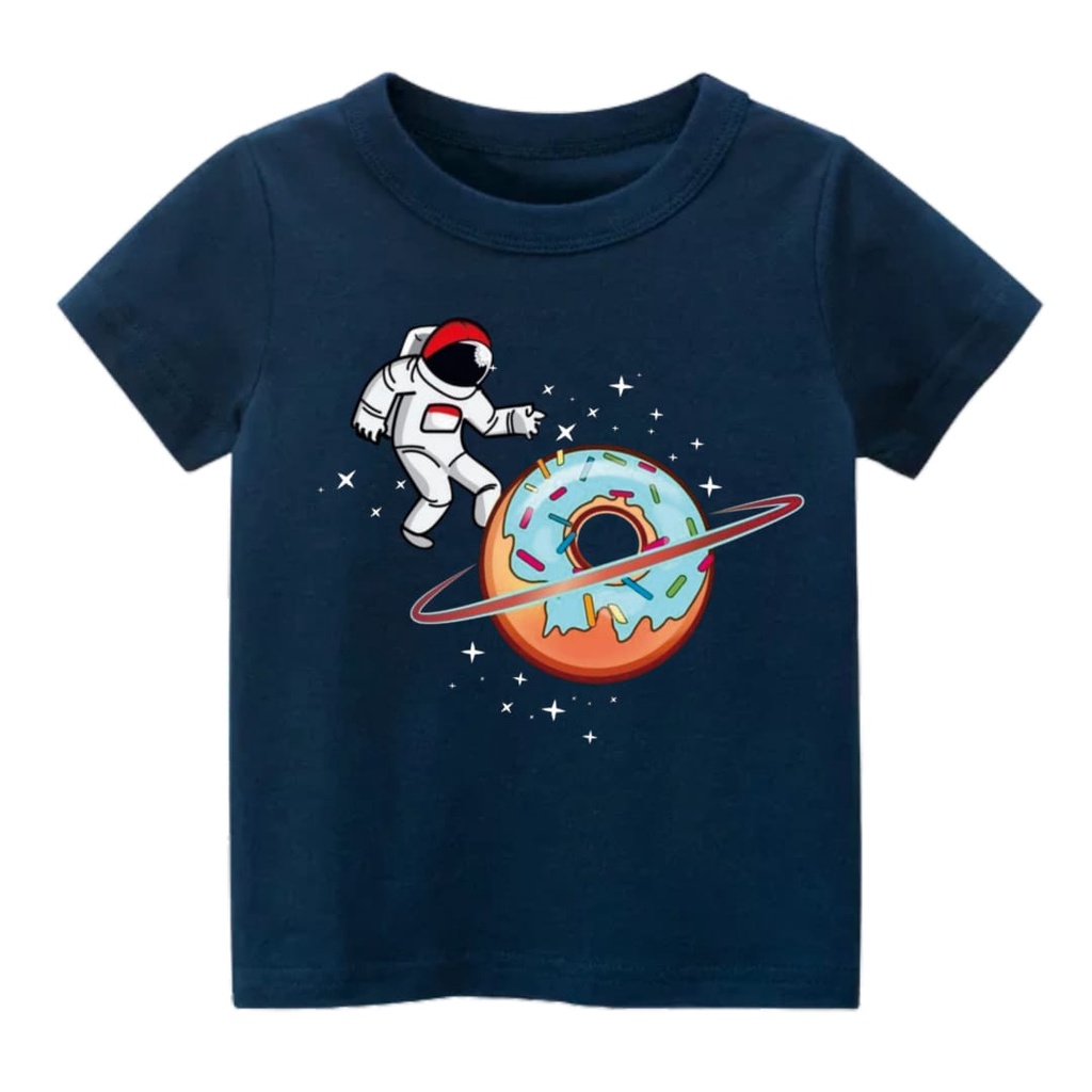 Rdkidzid Atasan Baju Kaos Anak Laki Laki Dan Perempuan Motif Astro Donat DTF