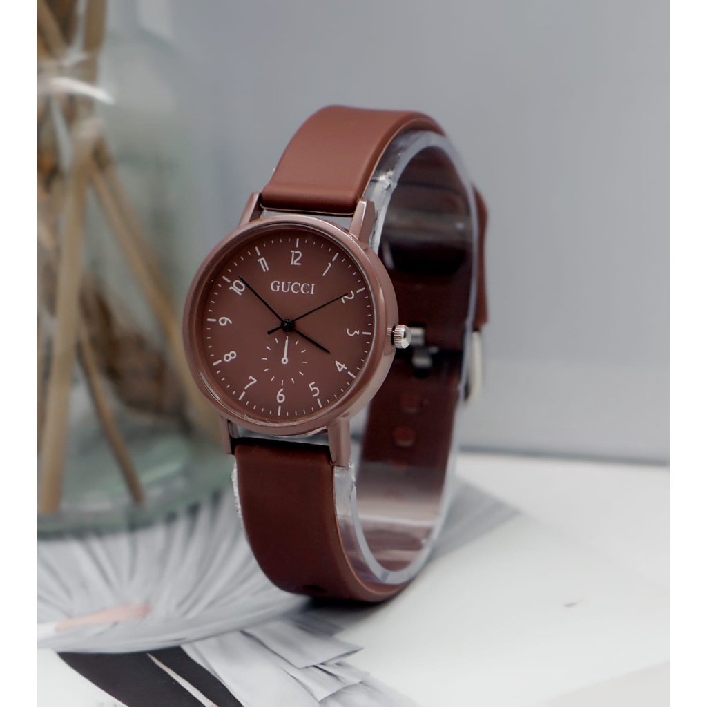 PA Jam Tangan Quartz Strap PU Analog Casual Gaya Retro Wanita &amp; Pria Ulzzang Watch Korean Fashion RM071