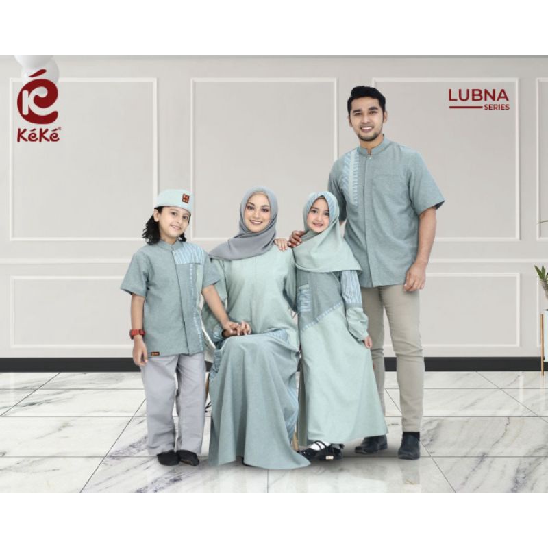 SARIMBIT LUBNA SERIES SAGE GREEN BY KEKE