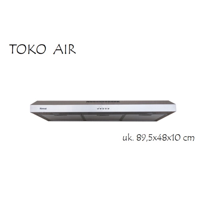 Pengiriman Luar Pulau / Kota COOKER HOOD RINNAI RH-229SS / Penghisap Asap Dapur Rinnai RH 229 SS