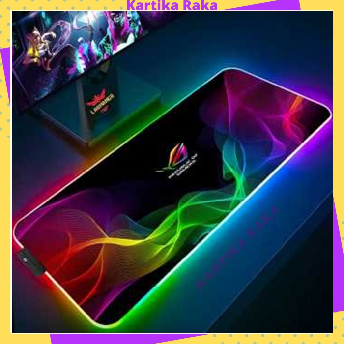 KR TaffGO ASUS ROG Gaming Mouse Pad Illuminated LED RGB 800x300x3mm